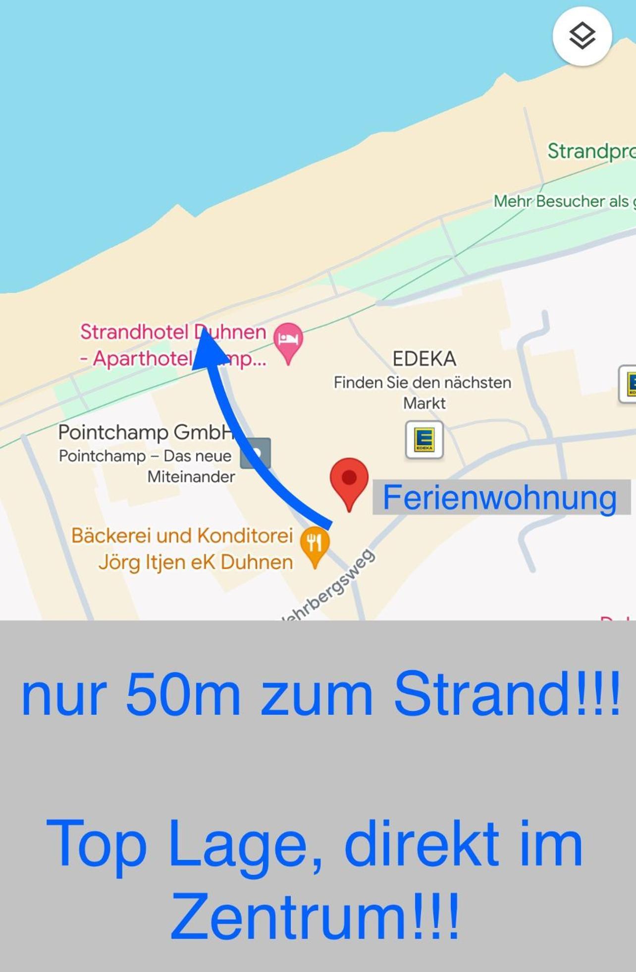 Traumhafte Ferienwohnung "Seekueste" In Cuxhaven - Duhnen In 1A Lage Im Haus Elbe 1 !!! 50M Zum Strand !!! Экстерьер фото